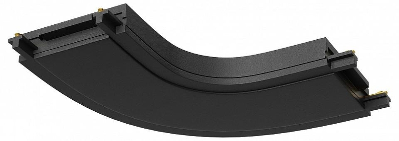 Коннектор питания полукруглый Maytoni Magnetic track system Radity Accessories for tracks Radity TRA084CR-11B цвет арматуры Черный