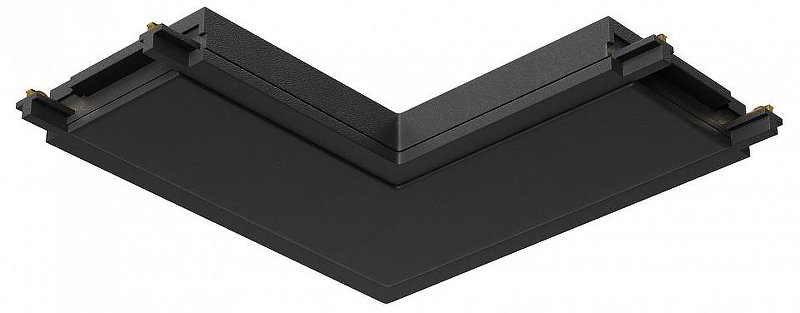 Коннектор питания угловой Maytoni Magnetic track system Radity Accessories for tracks Radity TRA084CL-11B цвет арматуры Черный
