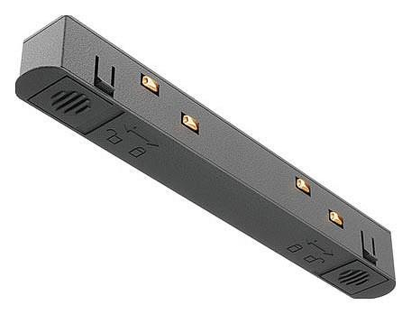Коннектор прямой Maytoni Magnetic track system Accessories for Exility TRA034PC-42B цвет арматуры Черный