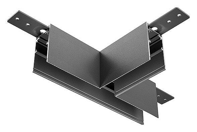 Коннектор угловой Maytoni Magnetic track system Accessories for Exility TRA034CT-41B цвет арматуры Черный