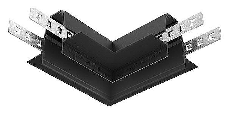 Коннектор угловой Maytoni Magnetic track system Accessories for Exility TRACL034-42B-R цвет арматуры Черный