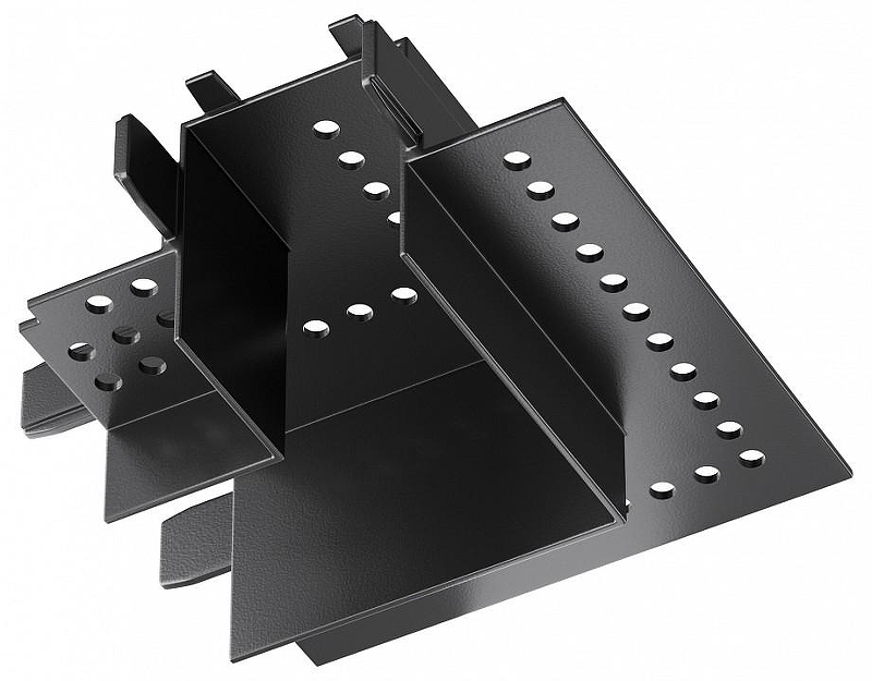 Коннектор угловой Maytoni Magnetic track system Radity Accessories for tracks Radity TRA084CL-12B цвет арматуры Черный