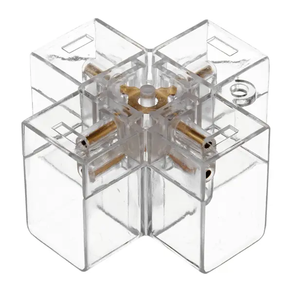 Коннектор X-образный Wolta Puzzle для линейных светильников
