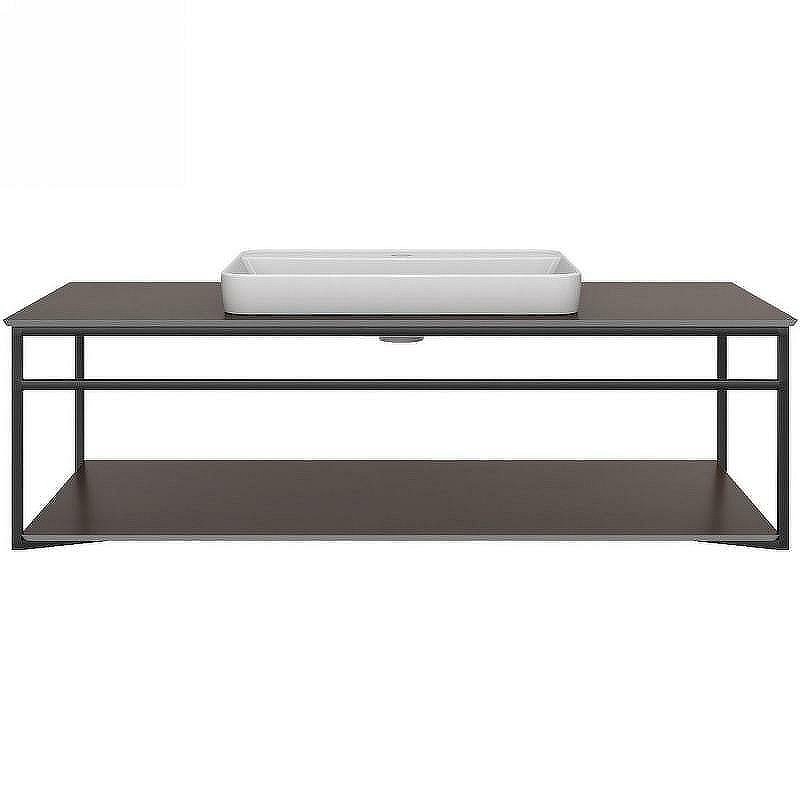 Консоль под раковину Kerama Marazzi Plaza Next 120 PL.N.120.02\BLK.M Черная матовая