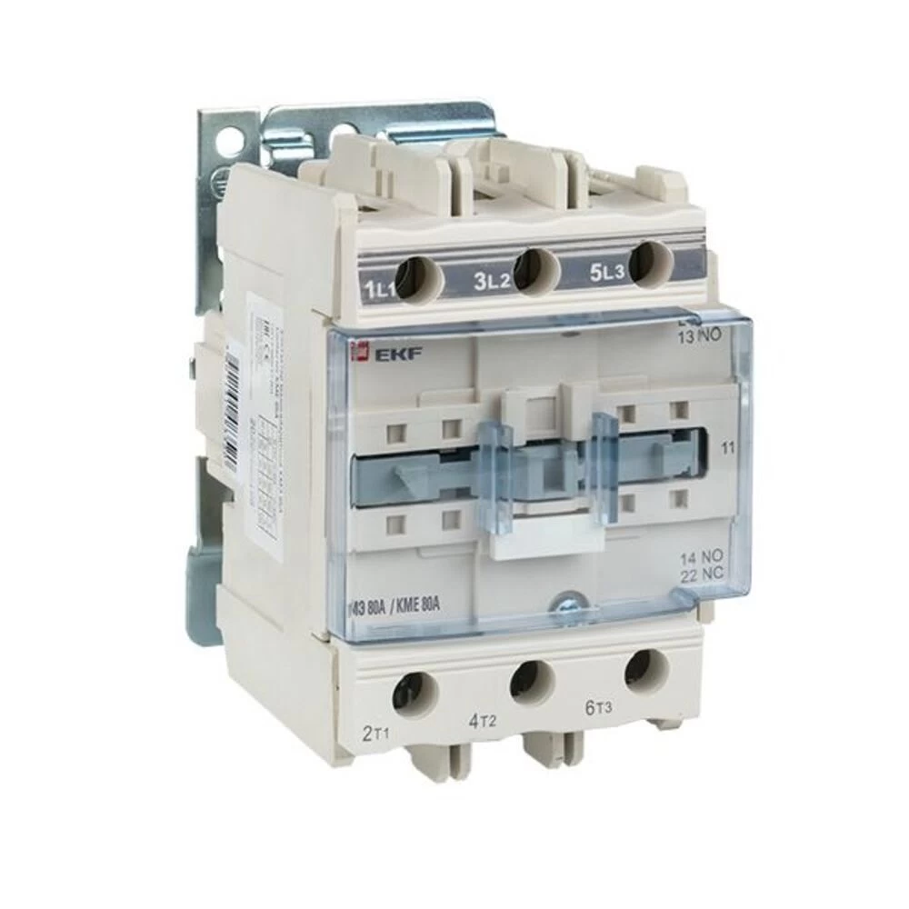 Контактор малогабаритный EKF PROxima КМЭ 220 В 80 А тип AC 1НО+1НЗ (ctr-s-80-220)