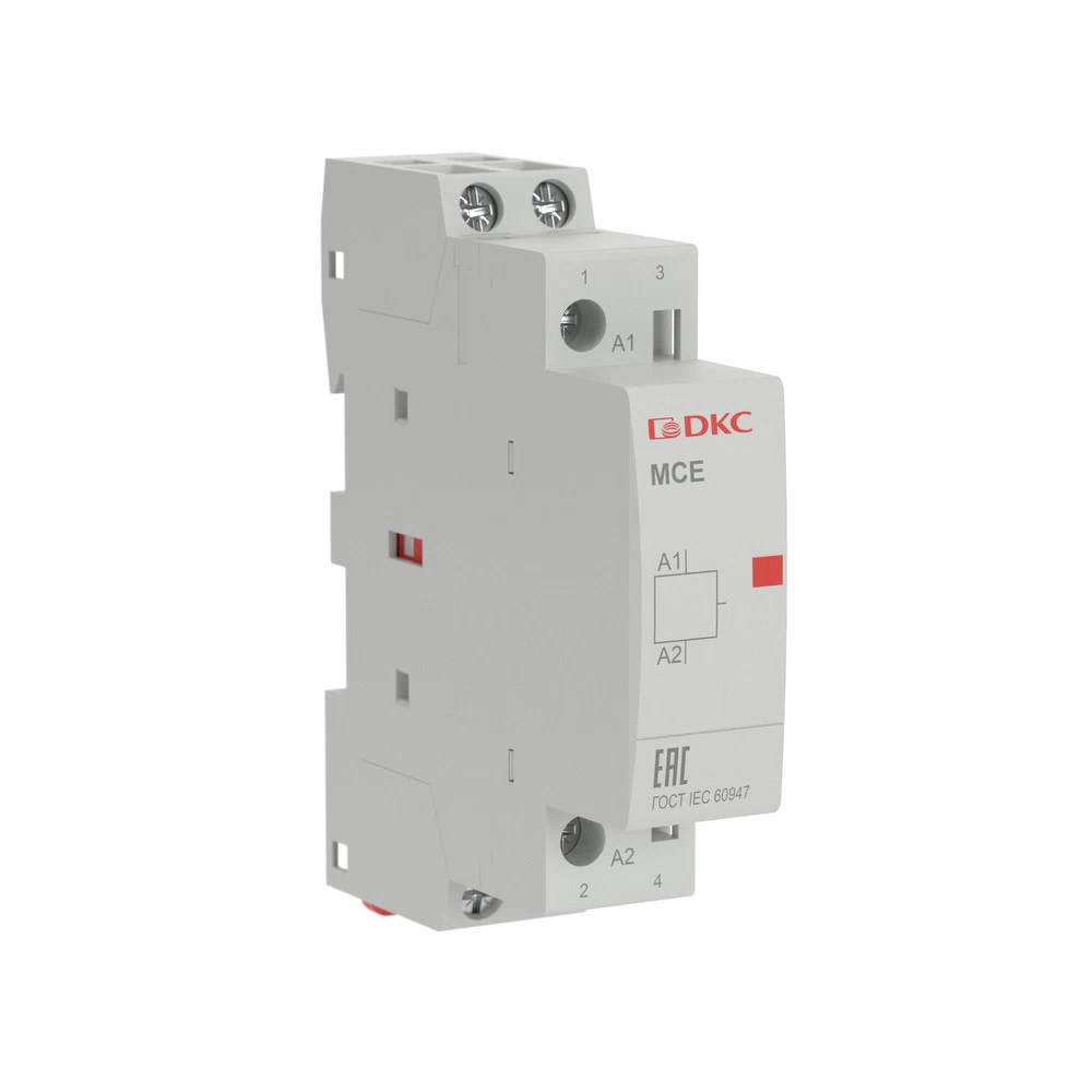 Контактор модульный DKC MCE Yon Max 240 В 25 А тип AC 2НО (MCE-25-20-A240)