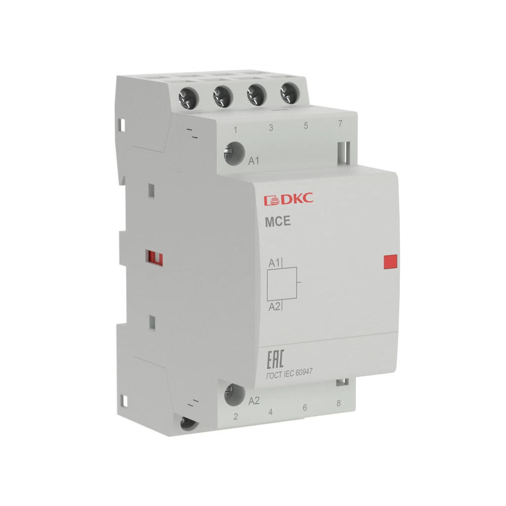 Контактор модульный DKC MCE Yon Max 240 В 25 А тип AC 4НО (MCE-25-40-A240)