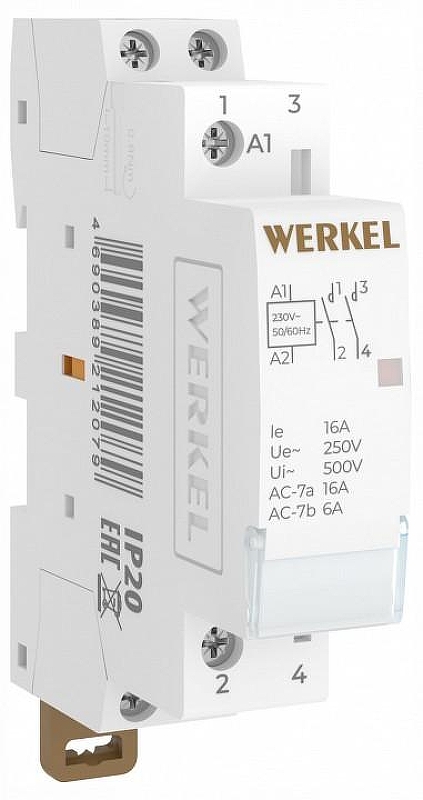 Контактор одномодульный Werkel W941M16O IP 20