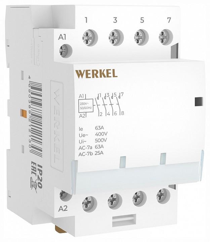 Контактор трехмодульный Werkel W943M63O IP 20