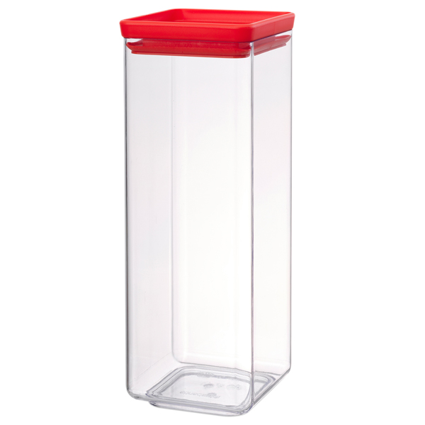 Контейнер Brabantia Tasty Colours 2,5 л красный