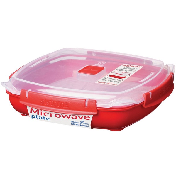 Контейнер низкий 880мл Sistema microwave