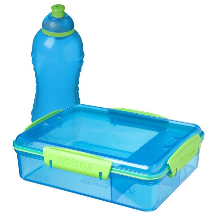 Контейнер с бутылкой Sistema Lunch Pack 0,9 л