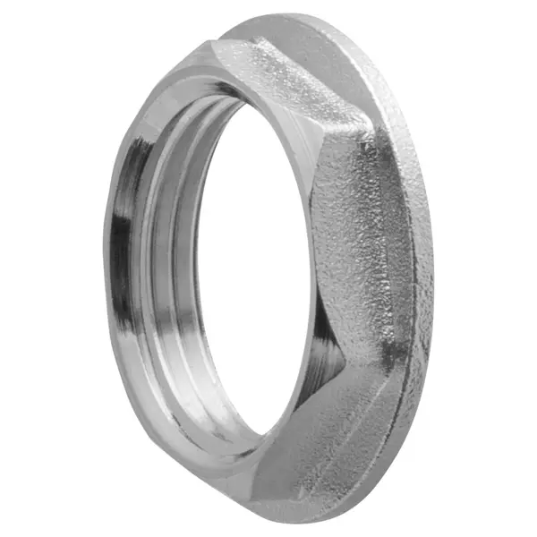 Контргайка с ребордой MPF 3/4" ВР мм латунь ИС.070627