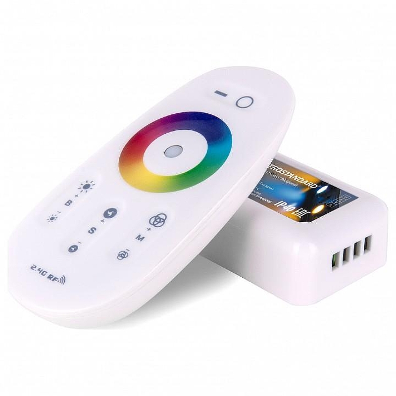 Контроллер цвета RGB Elektrostandard Аксессуары для светодиодных лент 12/24V a042958 цвет белый