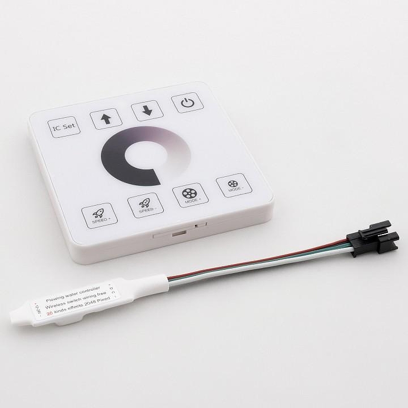 Контроллер-диммер с пультом ДУ LEDS POWER WATER сенсорный (1024 IC) 5485 13 мм х 59 мм х 6 мм