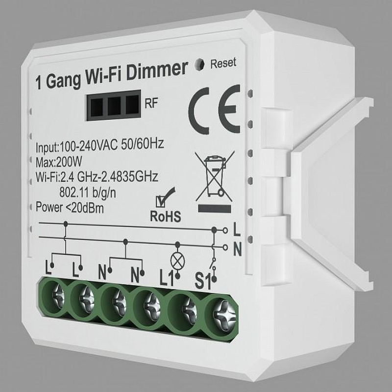 Контроллер-диммер Wi-Fi для смартфонов и планшетов Denkirs Relay RL1003-DM цвет Белый