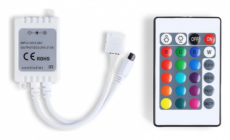 Контроллер-регулятор цвета RGB с пультом ДУ Ambrella Light GS GS11201 цвет Белый