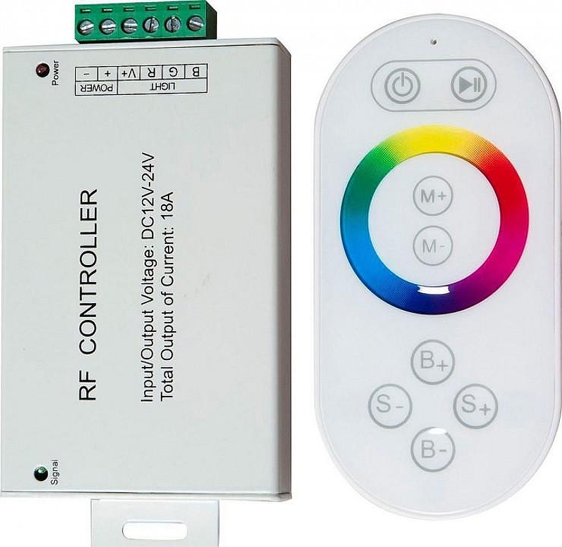 Контроллер-регулятор цвета RGB с пультом ДУ Feron LD56 21558 цвет Белый