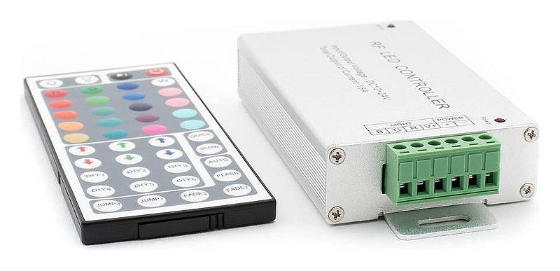 Контроллер-регулятор цвета RGB с пультом ДУ SWG RF RGB RF-RGB-44-18A цвет Белый