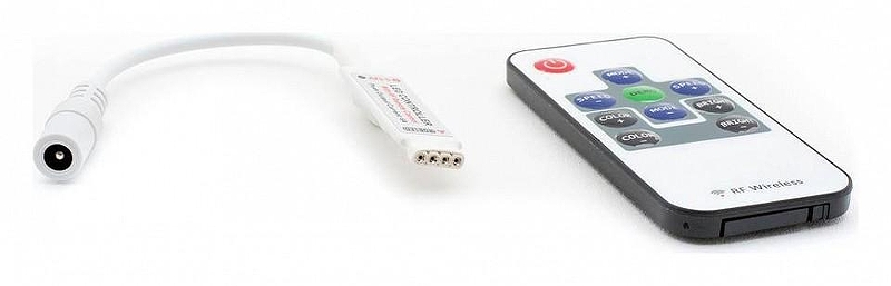 Контроллер-регулятор цвета RGB с пультом ДУ SWG RF RGB RF-RGB-10-6A цвет Белый