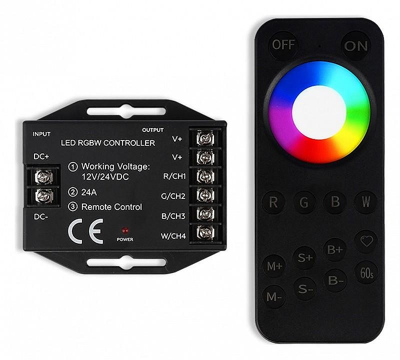 Контроллер-регулятор цвета RGBW с пультом ДУ Ambrella Light ILLUMINATION GS11461 цвет Черный