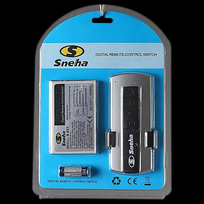 Контроллер с пультом ДУ Sneha Remote Control 2 Wire (827/B) цвет Серый, Черный