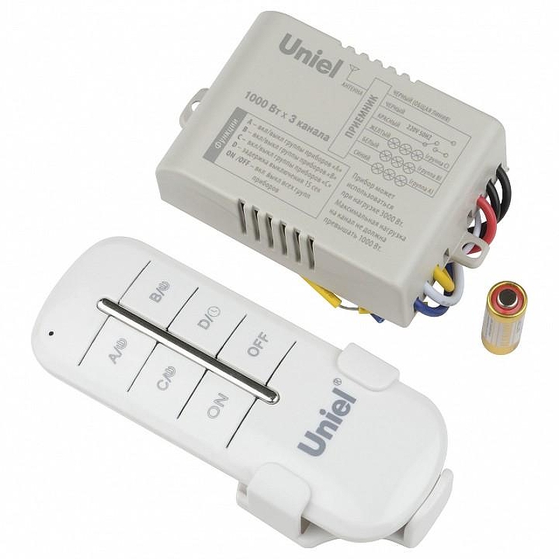 Контроллер с пультом ДУ Uniel UCH-P005 UL-00003634 цвет Белый