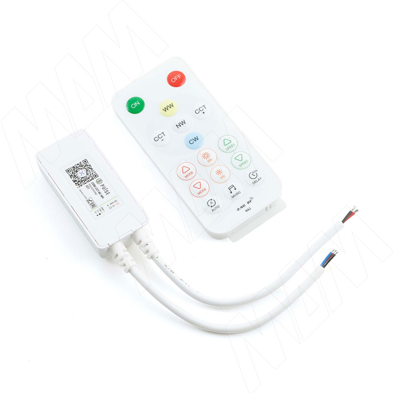 КОР Диммер с пультом ДУ, 2.4ГГц, для светодиодной ленты CCT, CORE (CORE-CCT-RC-WH)