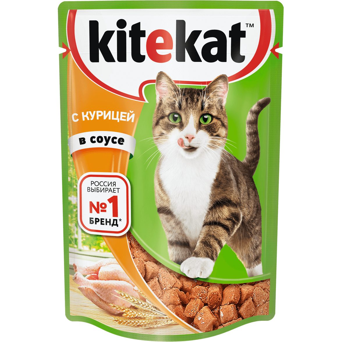 Корм для кошек Kitekat Курица в соусе 85 г