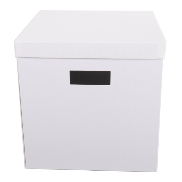 короб для хранения TODELIA Эдж/Absolute 280х280х280мм картон белый