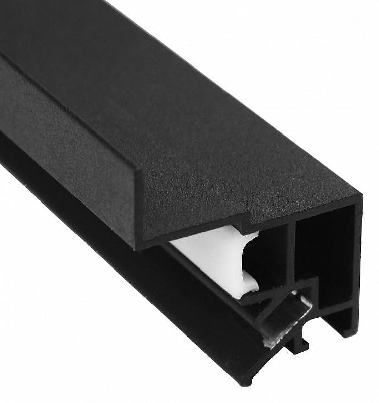 Короб для контурной подсветки натяжного потолка ST-Luce Светодиодные Ленты ST038.429.01 цвет черный