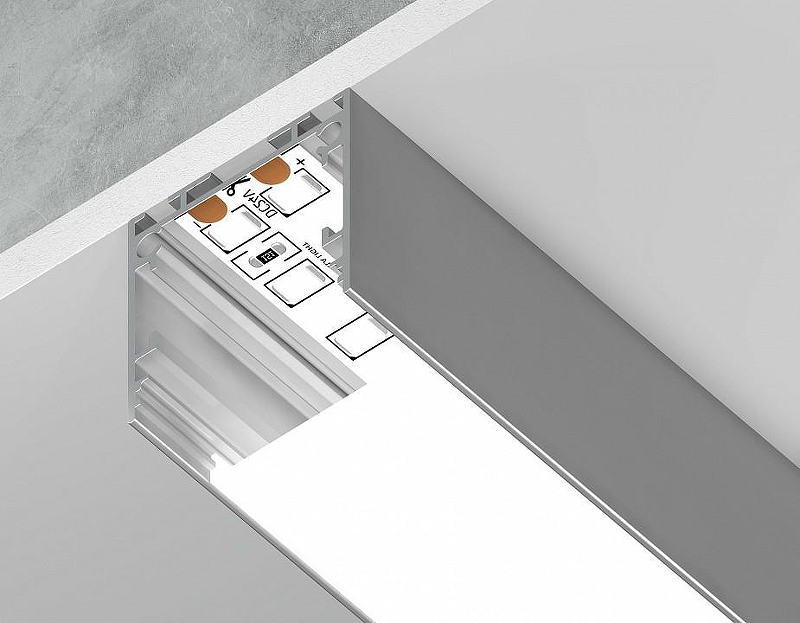Короб накладной Ambrella Light Profile System GP GP2500AL цвет серебро