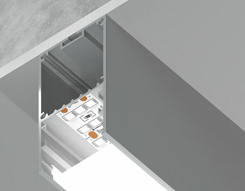 Короб накладной Ambrella Light Profile System GP GP3000AL цвет серебро
