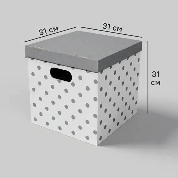 Коробка АПЕ 311G 31x31x31 см картон крафт