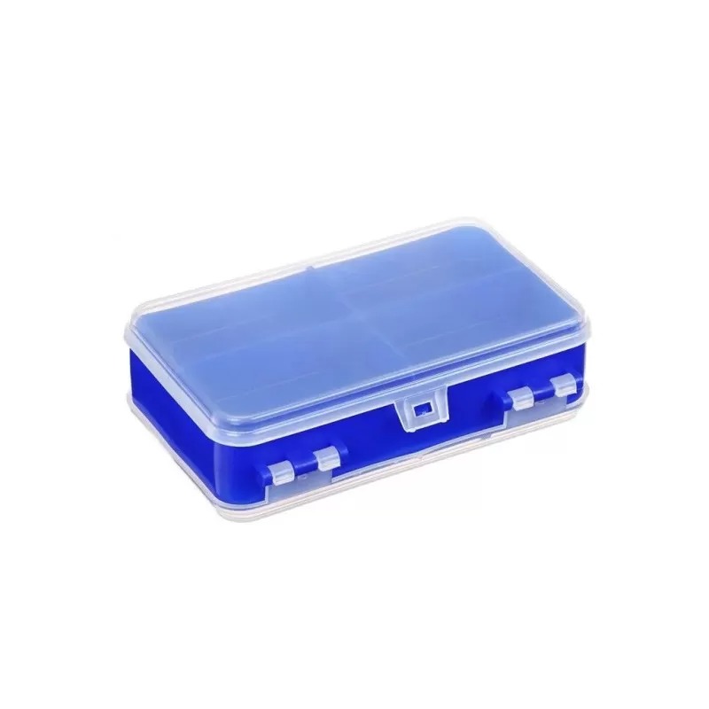Коробка для оснастки Helios синяя 14х8х4 см