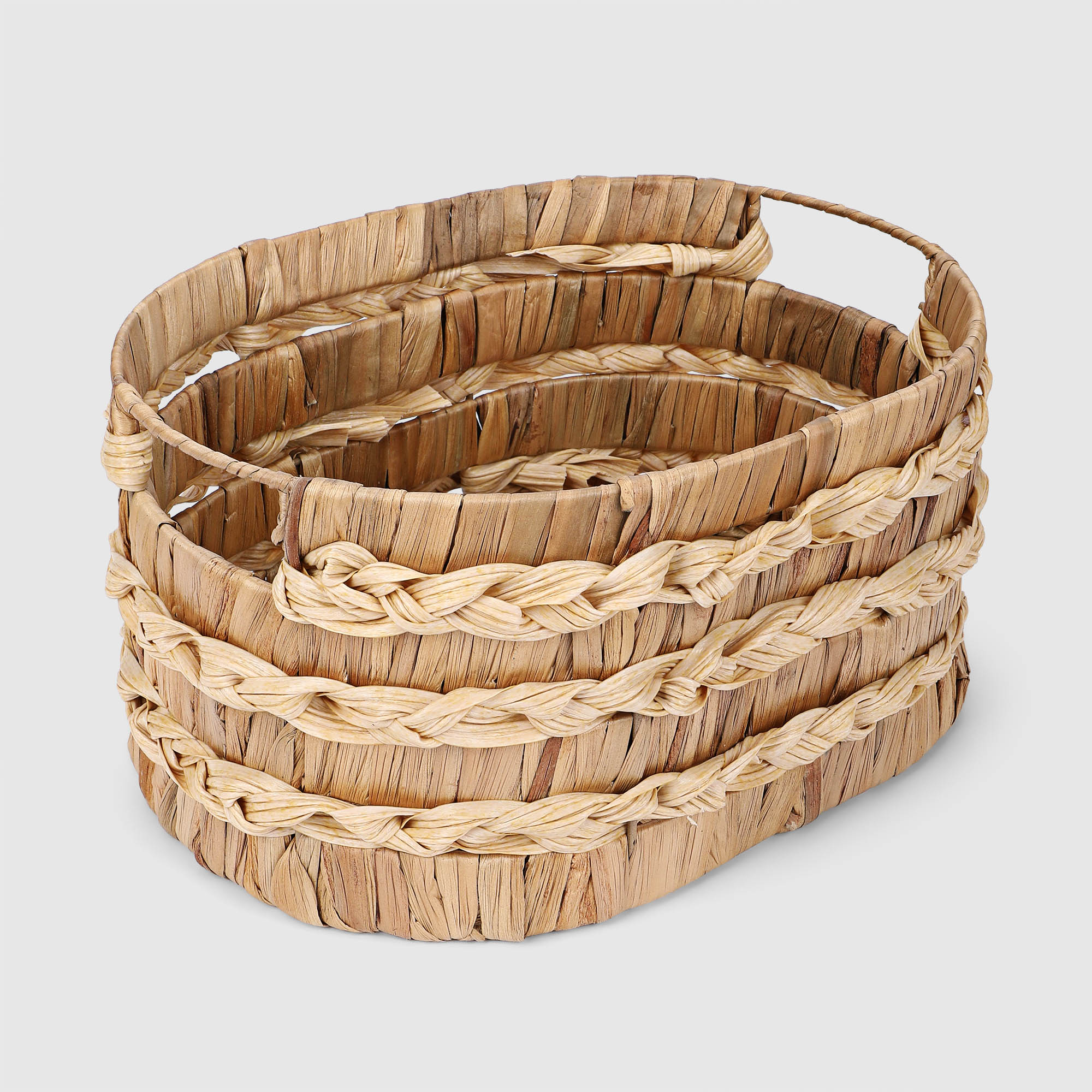 Коробка для xранения Hometex овальная 33x24x16 см