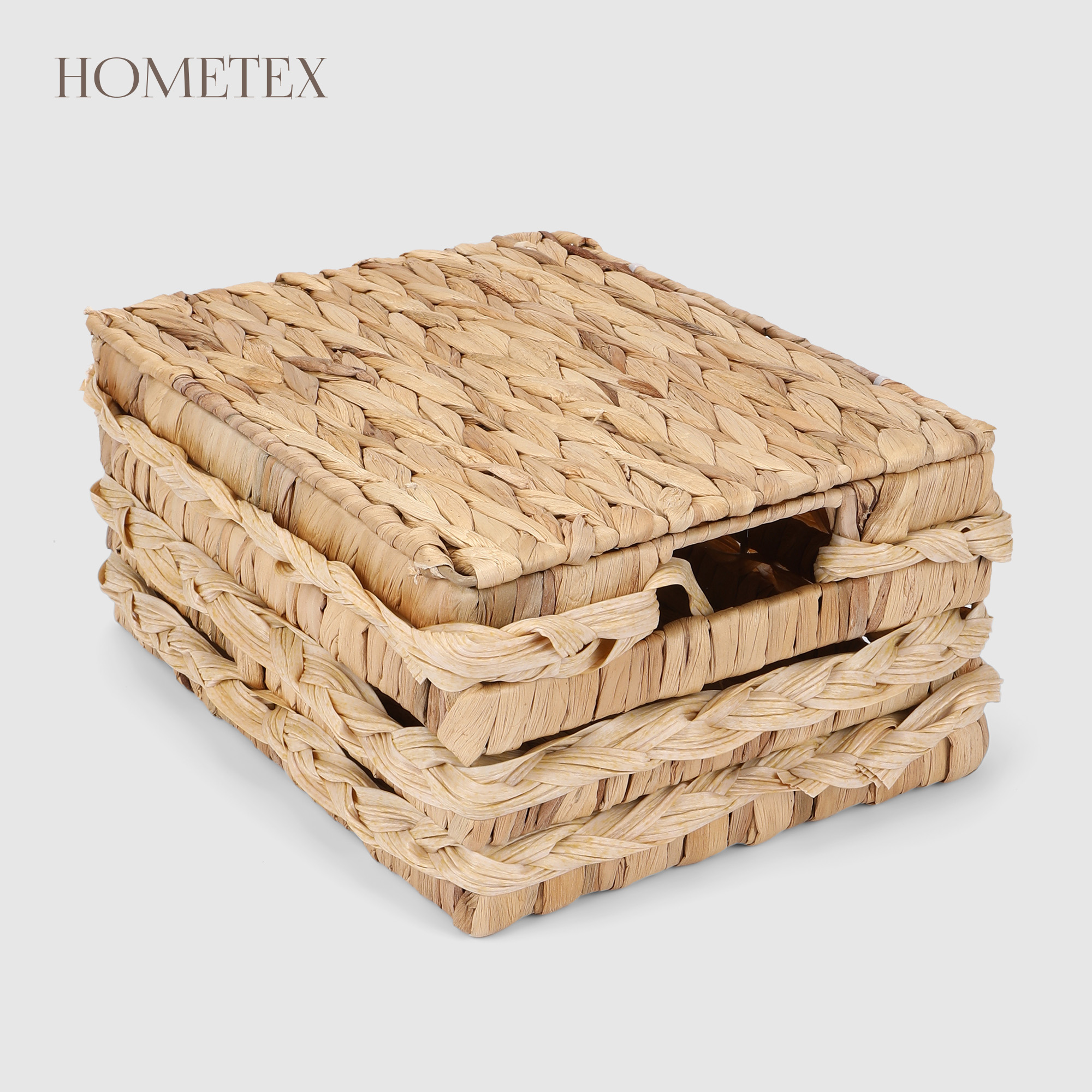Коробка для xранения Hometex с крышкой 32x24x15 см
