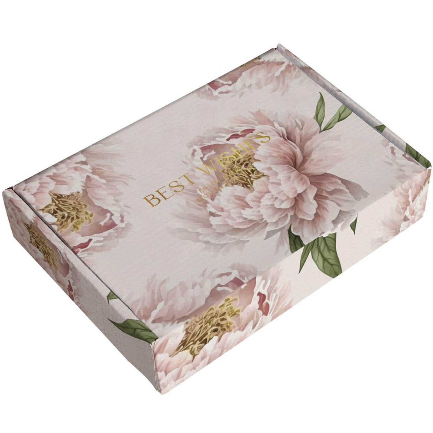 Коробка подарочная Be Smart Peony персиковый 16х22х5 см