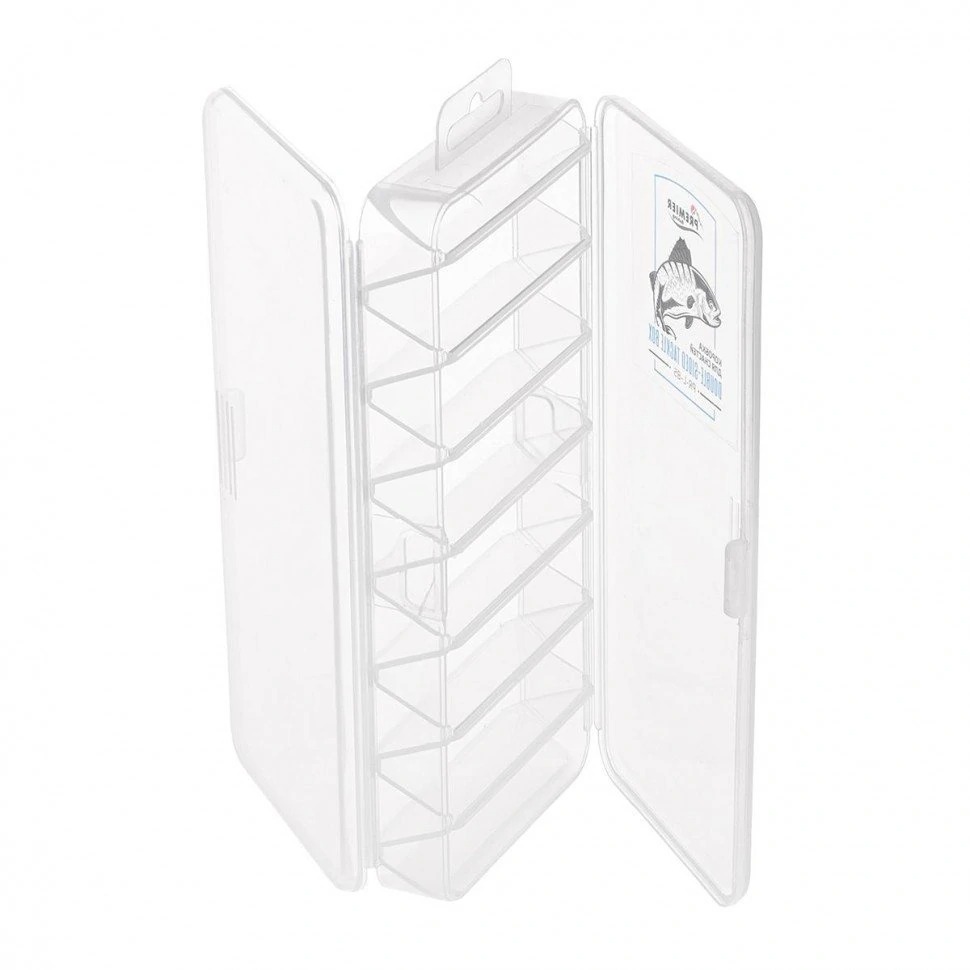 Коробка Premier Fishing для приманок двухсторонняя 19х8,8х3,2 см