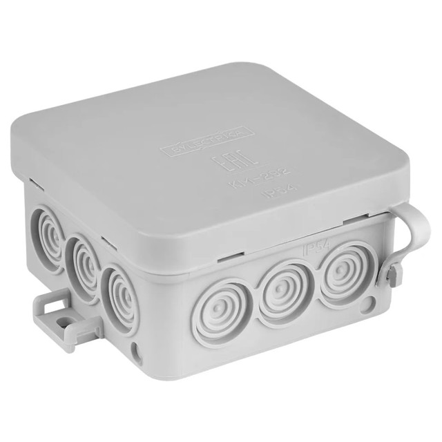 коробка распределительная BYLECTRICA 90х87х43мм IP54 серый