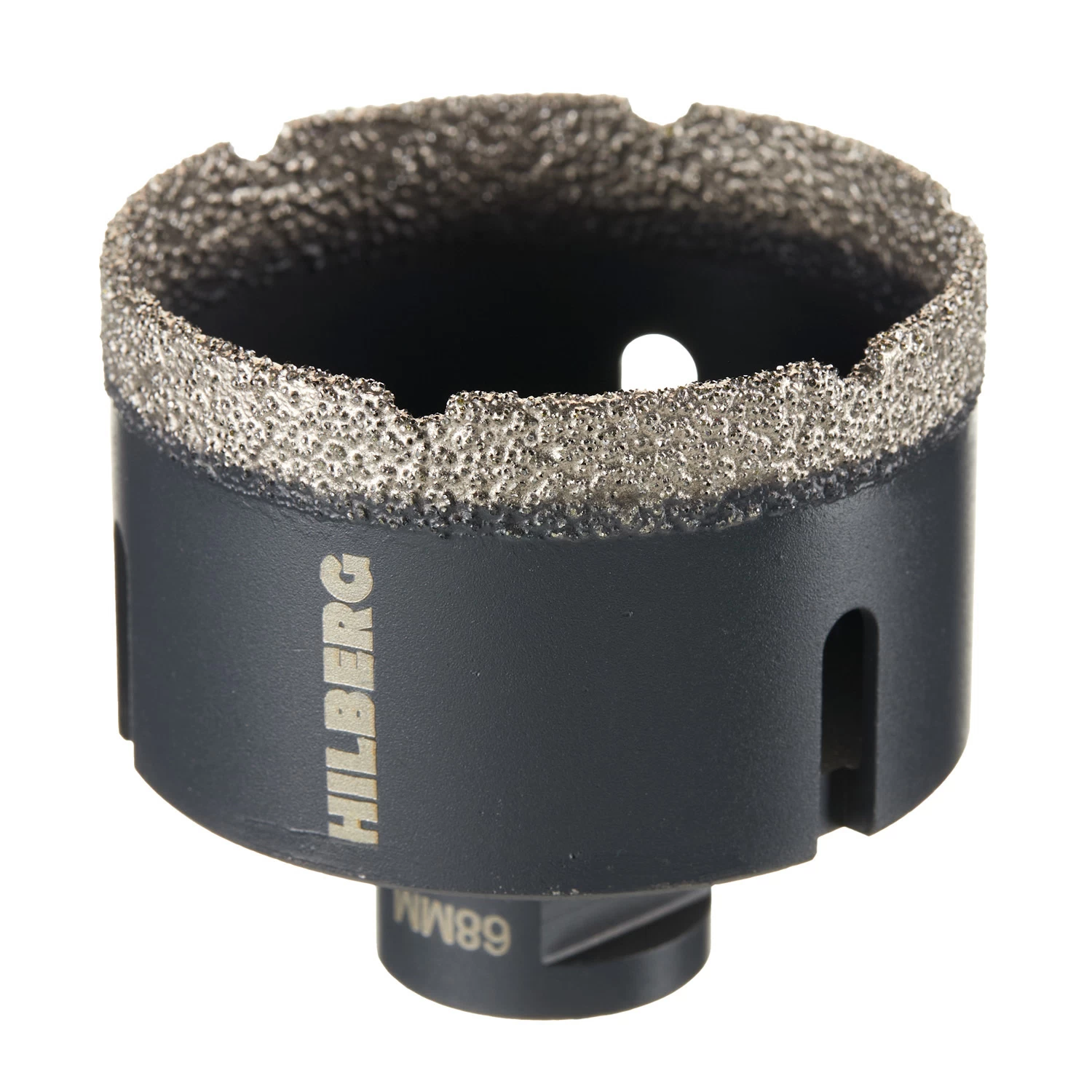 Коронка алмазная Hilberg Super Hard по керамограниту d68 мм для УШМ (HH668)