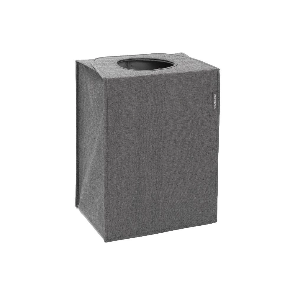 Корзина для белья Brabantia 405х295х540 мм 55 л складная серо-черная (120381)