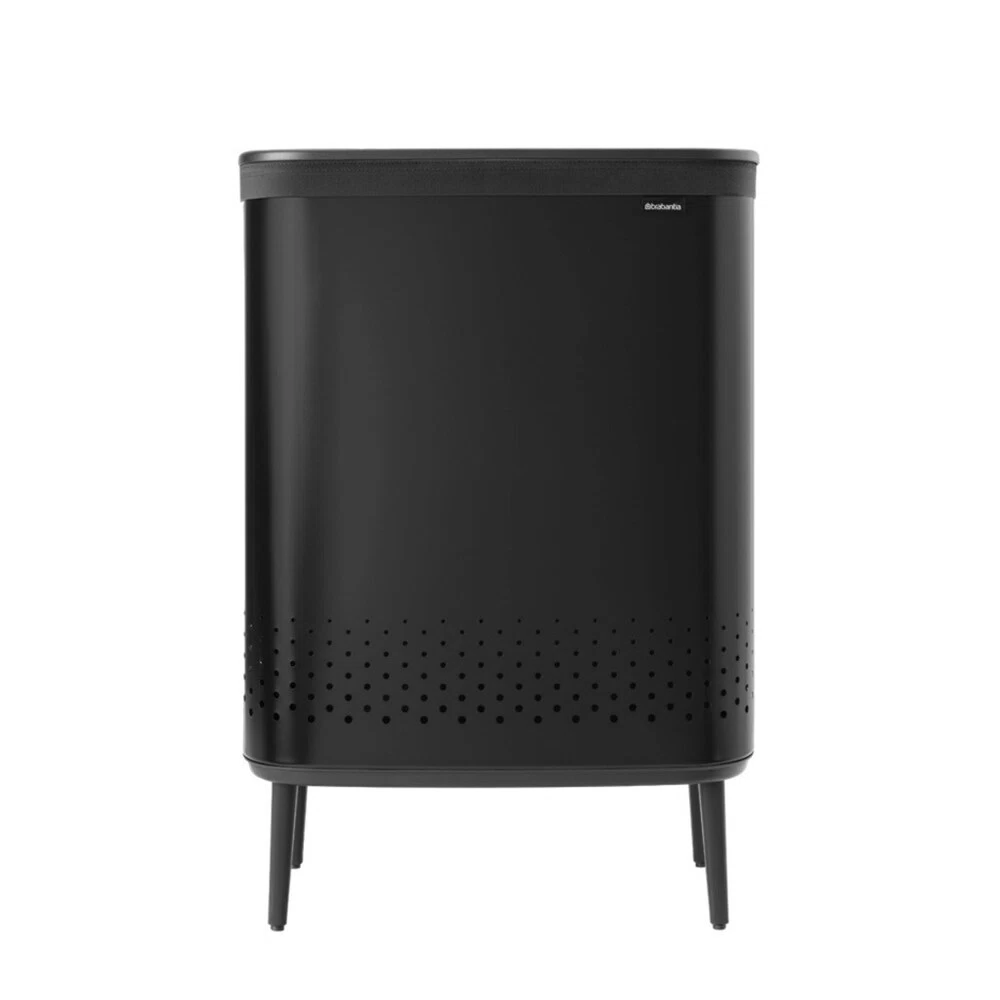 Корзина для белья Brabantia Bo Hi 540х320х790 мм 90 л черная матовая (200564)