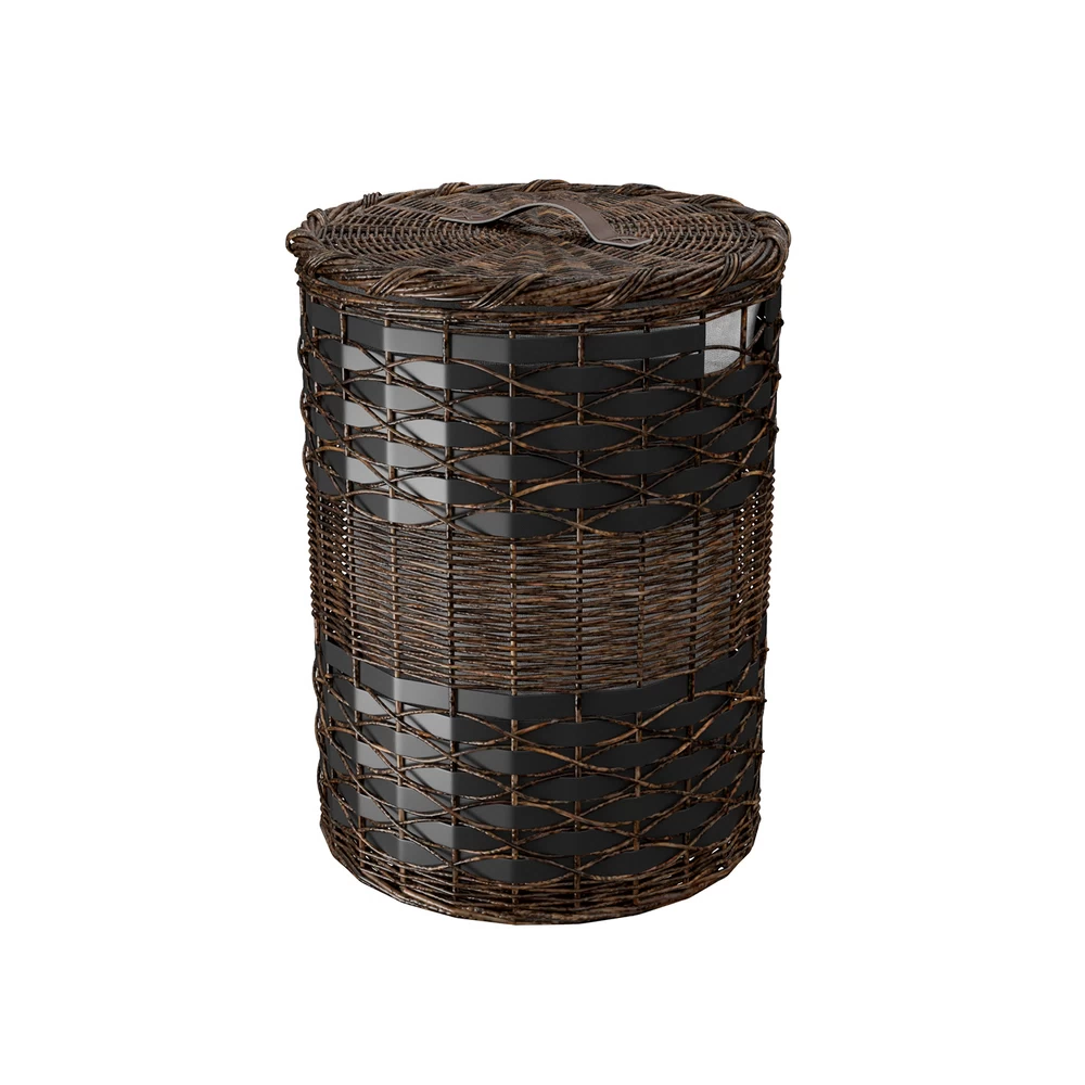 Корзина для белья WasserKraft Bever 360х280х480 мм 105,8 л коричневая (WB-240-M)