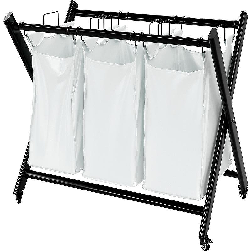 Корзина для белья WasserKRAFT Naab WB-860-L цвет Белый