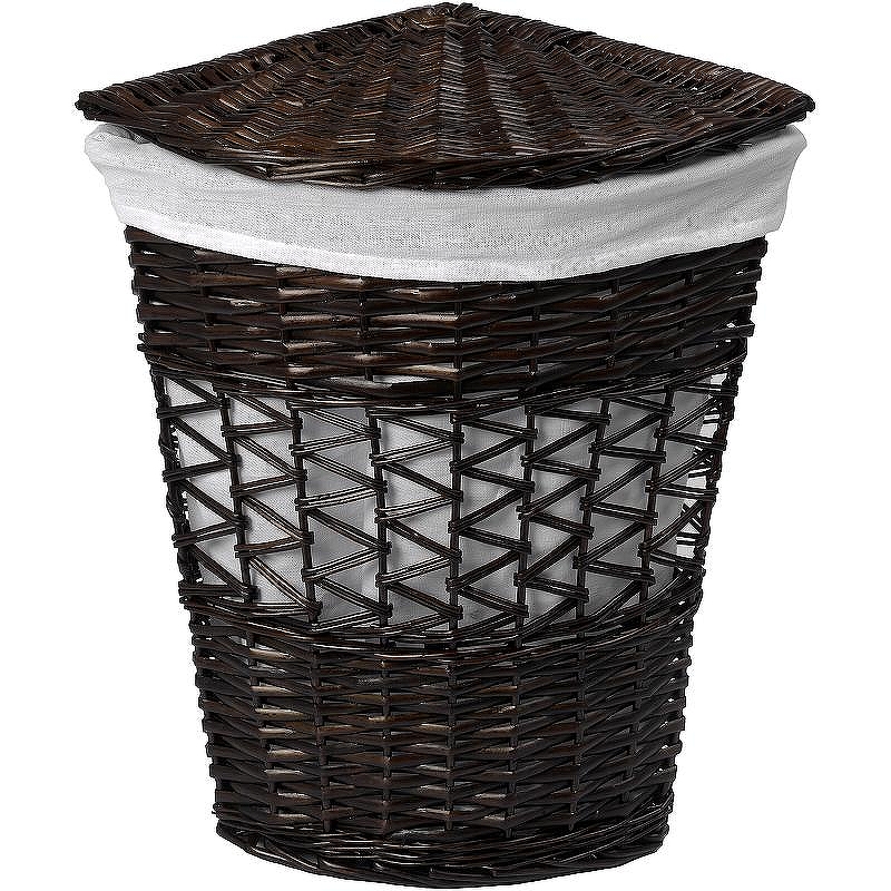 Корзина для белья WasserKRAFT Salm WB-270-L с крышкой цвет Темно-коричневый