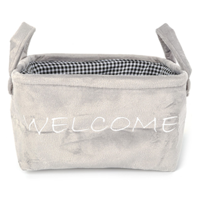 корзина для хранения TODELIA Скейл/Gate 260х160х120мм полиэстер/металл серая