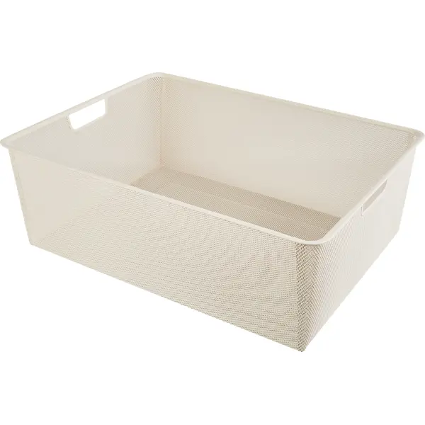 Корзина для системы Larvij 55.5x18.5x41 см сталь цвет бежевый