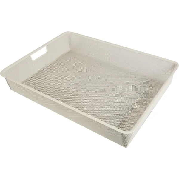 Корзина для системы Larvij 55.5x8x41 см сталь цвет бежевый