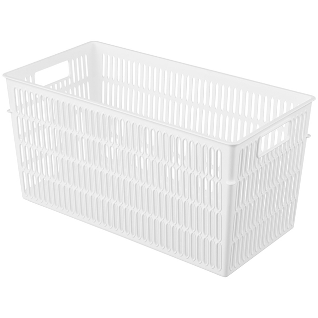 корзина ECONOVA Simplify 27,4х14х13,8см 4,5л пластик белый